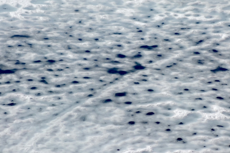 Schmelzender Schnee