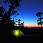 herrlich klare Nacht in der Sierra