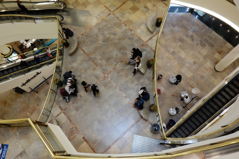 in einer Mall in SF