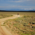 Wind River Range am Horizont