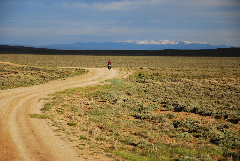 Wind River Range am Horizont